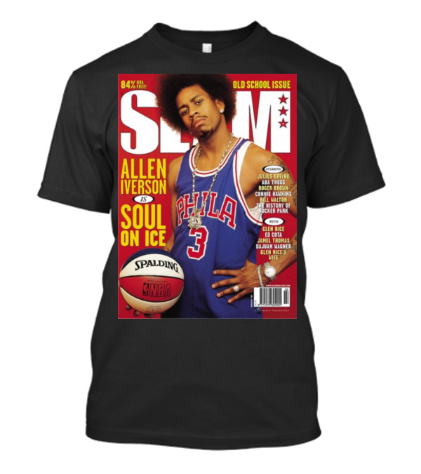 Slam Old School Issue Allen Iverson Is Soul On Ice T-Shirt