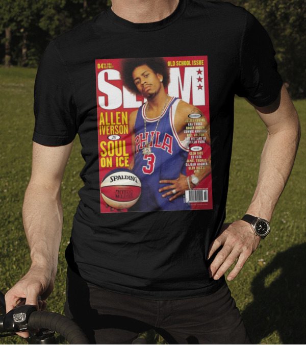 Slam Old School Issue Allen Iverson Is Soul On Ice T-Shirt