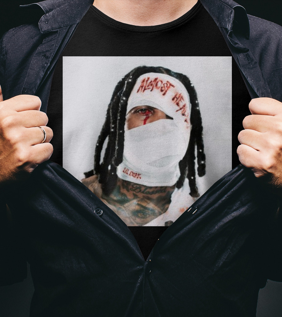 Lil Durk Almost Healed Bandaged Face Album T-Shirt