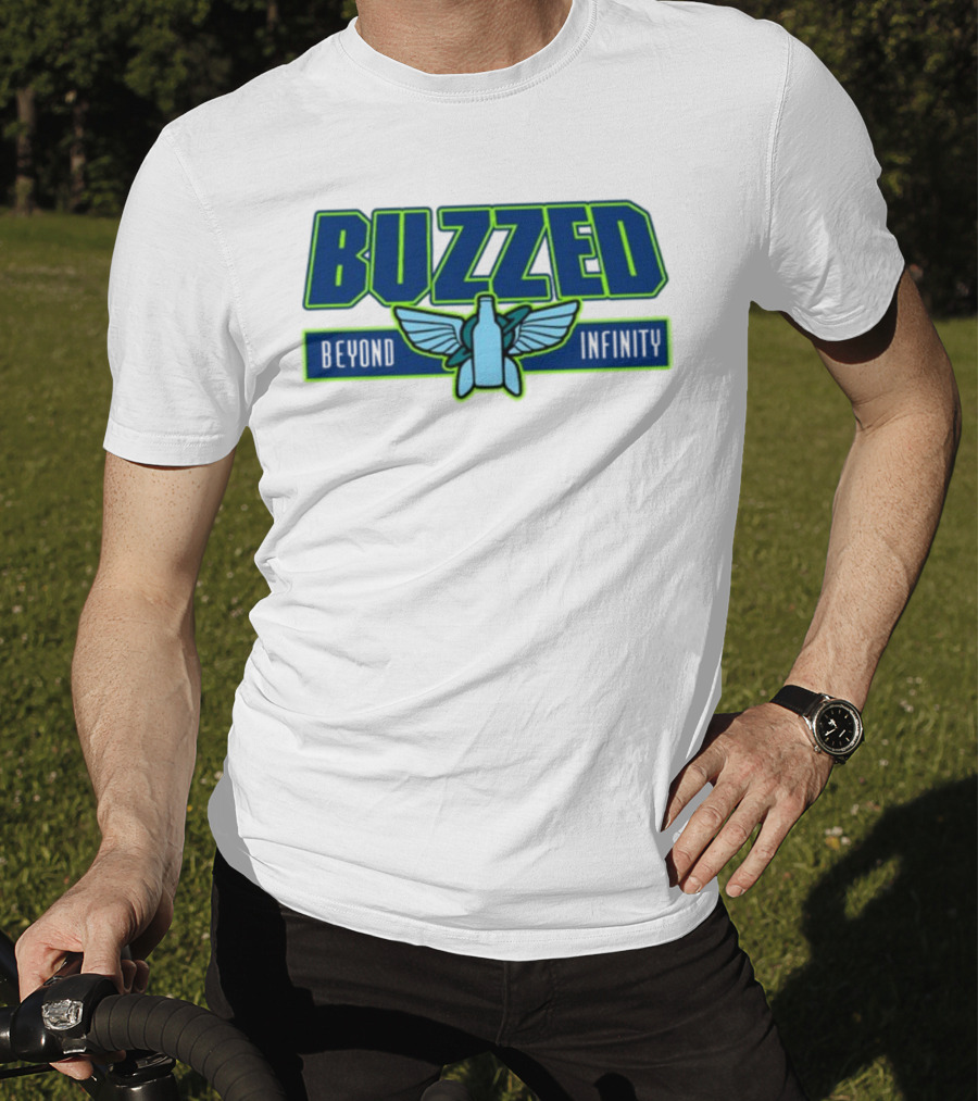 Buzzed Beyond Infinity Bottle With Wings T-Shirt