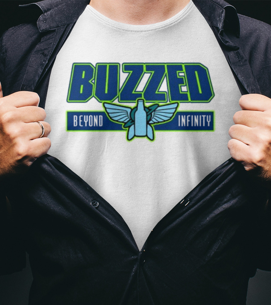 Buzzed Beyond Infinity Bottle With Wings T-Shirt