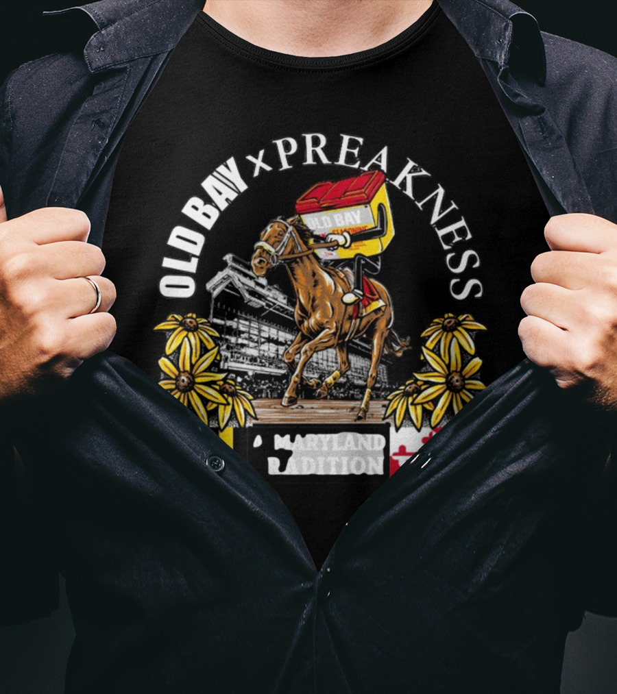 Old Bay X Preakness A Maryland Tradition T-Shirt