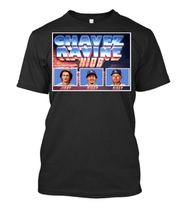 Chavez Ravine Kids Jimmy Miggy Mikey T-Shirt