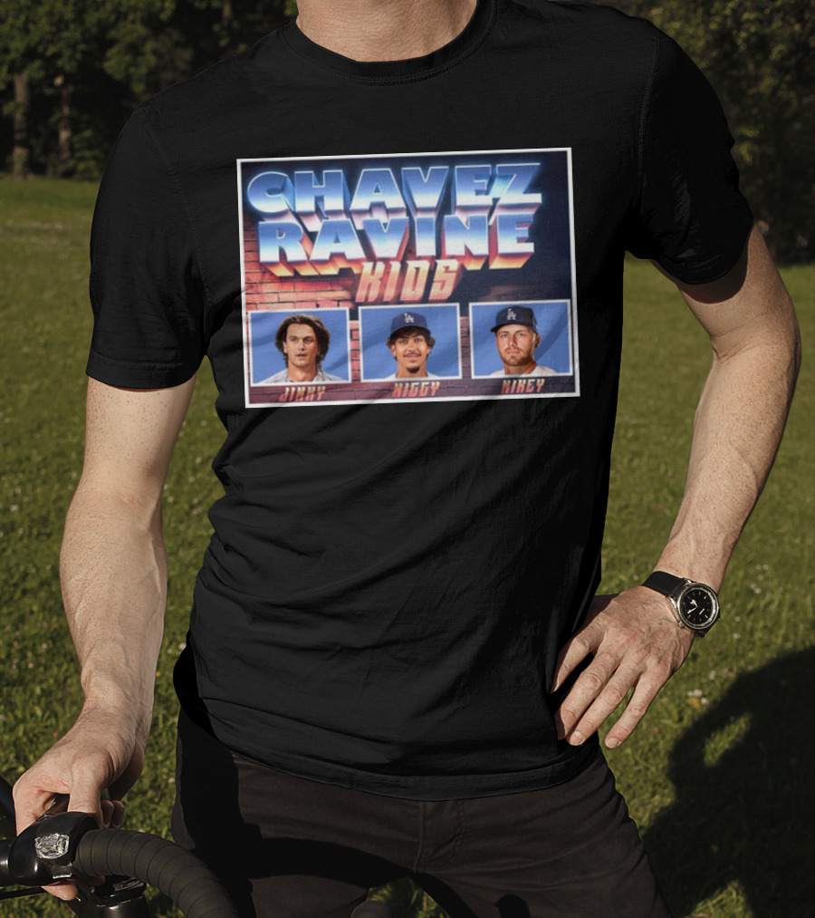 Chavez Ravine Kids Jimmy Miggy Mikey T-Shirt