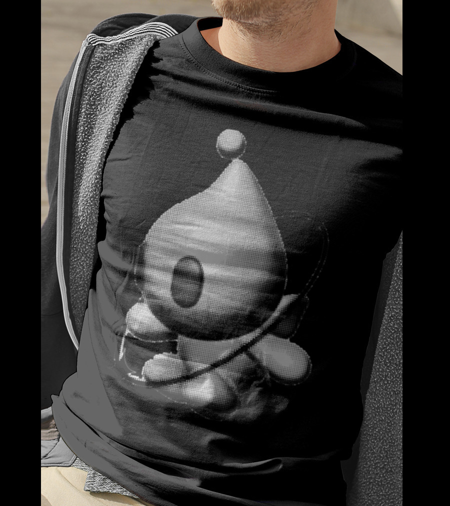 Y2k Friend Retro Digital Character With Orbiting Rings T-Shirt