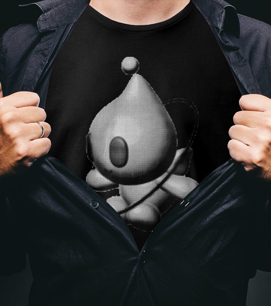 Y2k Friend Retro Digital Character With Orbiting Rings T-Shirt