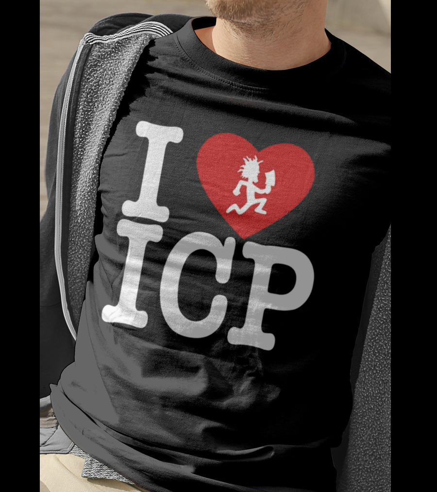 I Heart ICP Hatchetman Red Heart Iconic T-Shirt