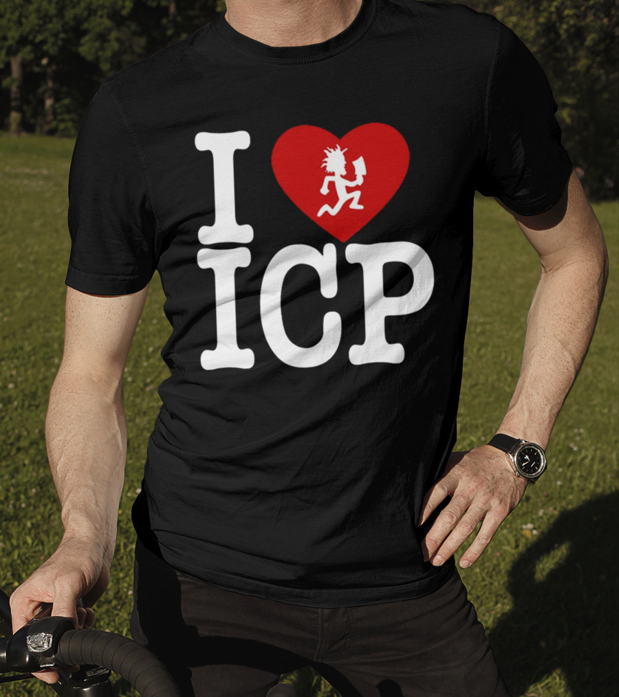 I Heart ICP Hatchetman Red Heart Iconic T-Shirt
