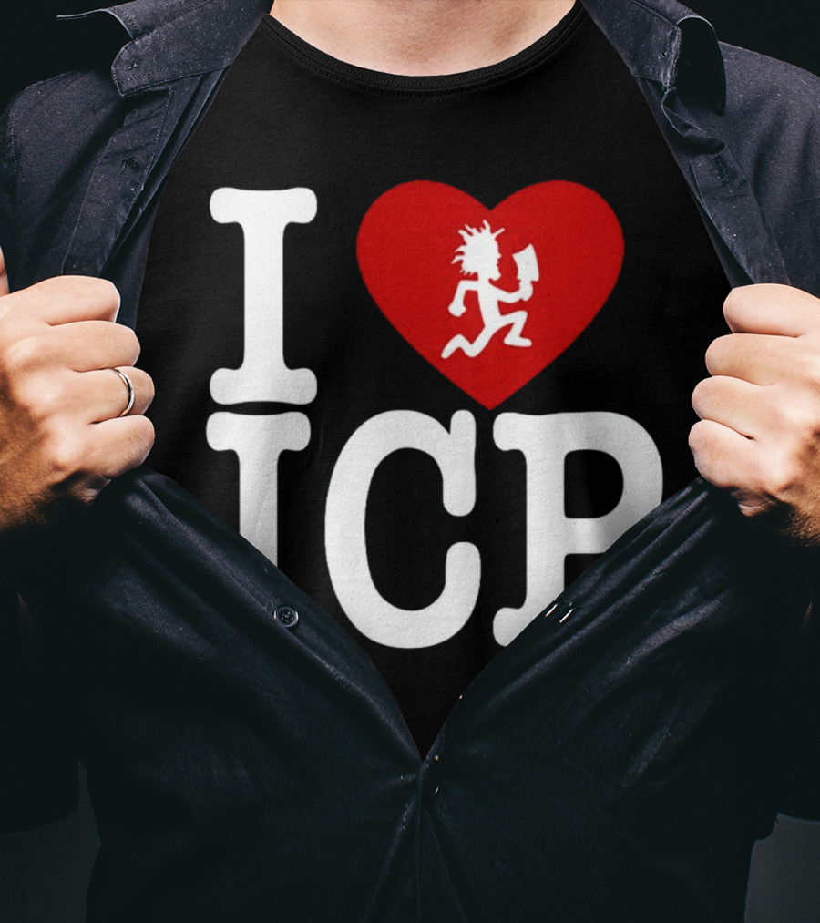 I Heart ICP Hatchetman Red Heart Iconic T-Shirt