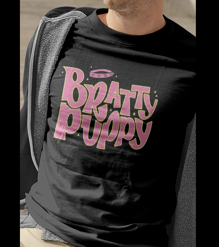 Bratty Puppy Amp Of Watts Safeword Halo Collar T-Shirt