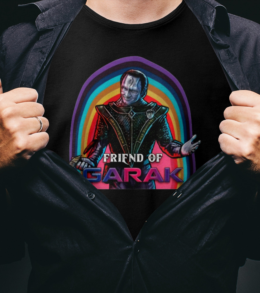 Friend Of Garak Star Trek Rainbow Garak T-Shirt