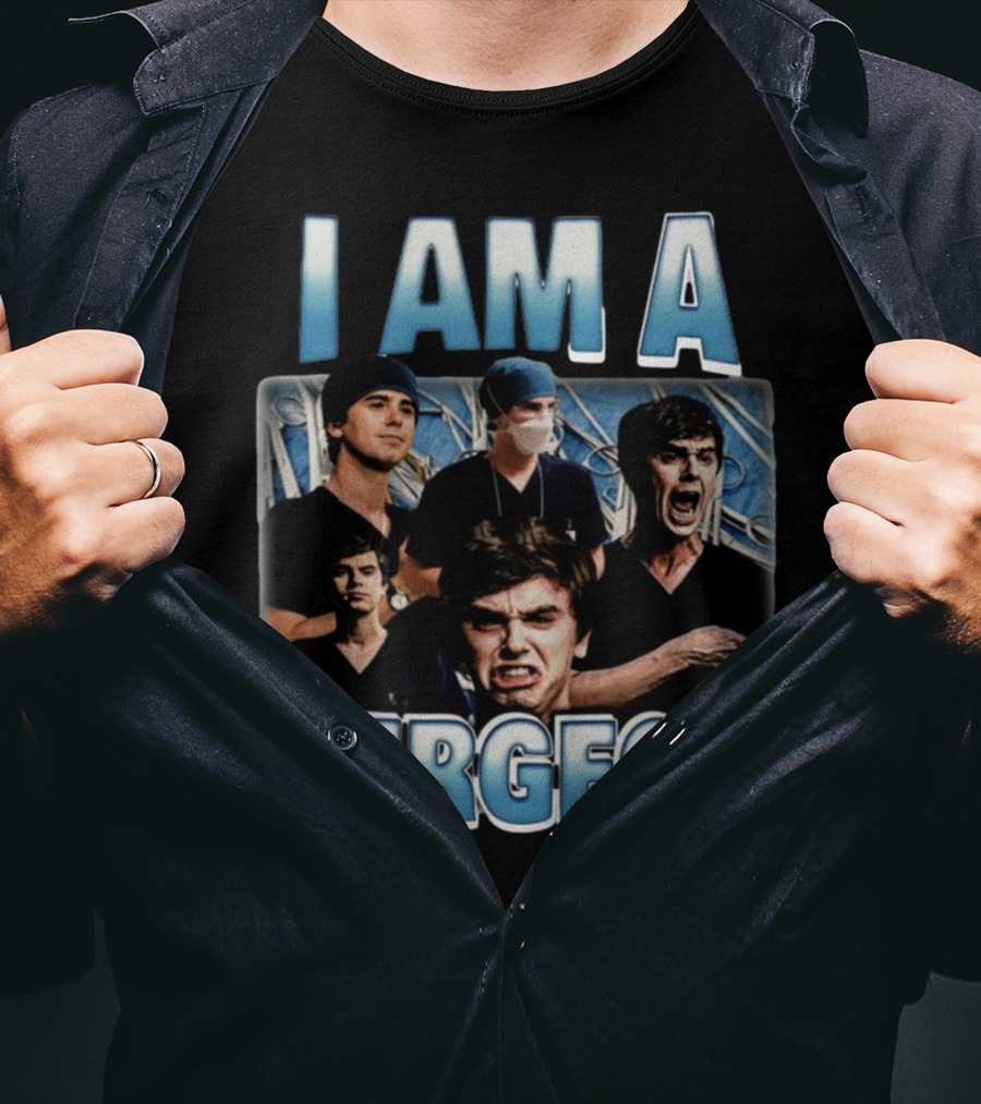 I Am A Surgeon Collage Featuring Multiple Emotions T-Shirt