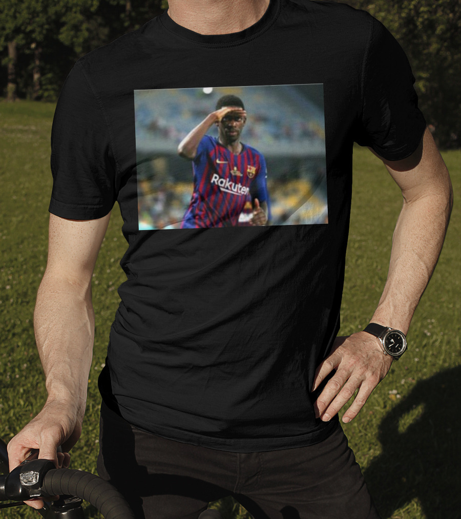 Koundé Dembélé Rakuten FC Barcelona Football Jersey T-Shirt