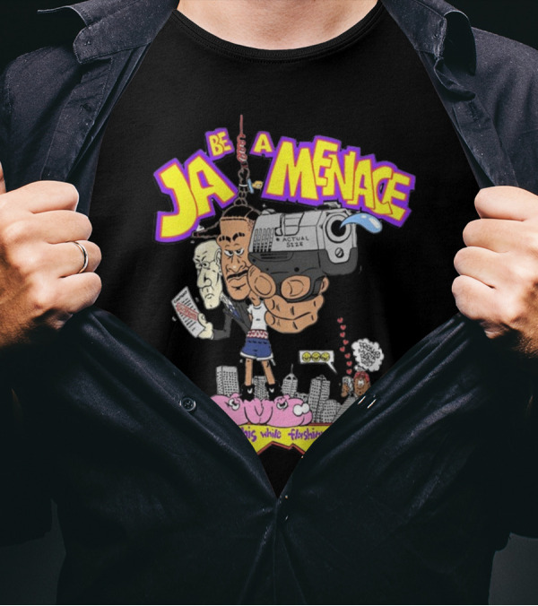 Ja Be A Menace To Memphis While Flashing Your Gun On IG T-Shirt
