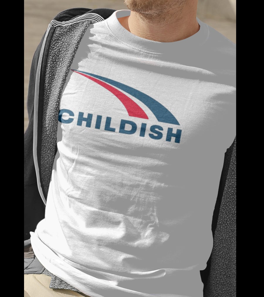 Childish Turbo Red Blue Twist T-Shirt
