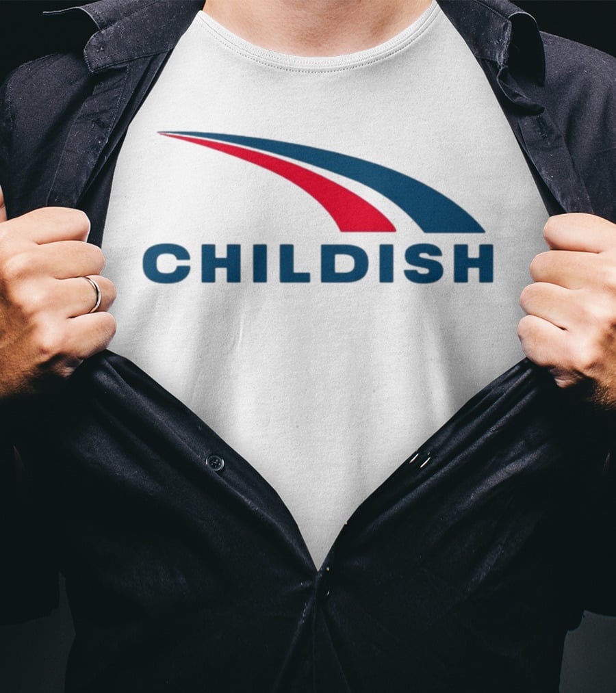 Childish Turbo Red Blue Twist T-Shirt