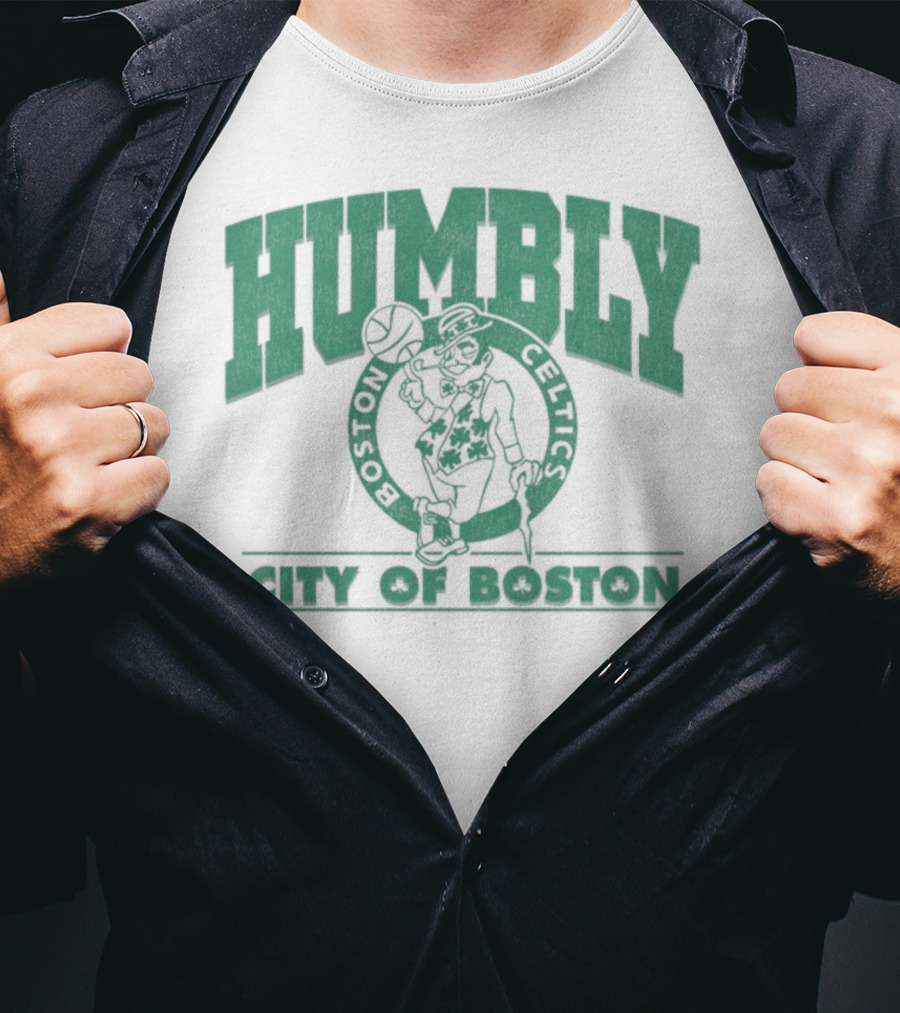Humbly Boston Celtics City Of Boston Jayson Tatum T-Shirt