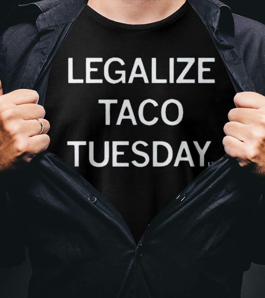 Raygun Legalize Taco Tuesday T-Shirt