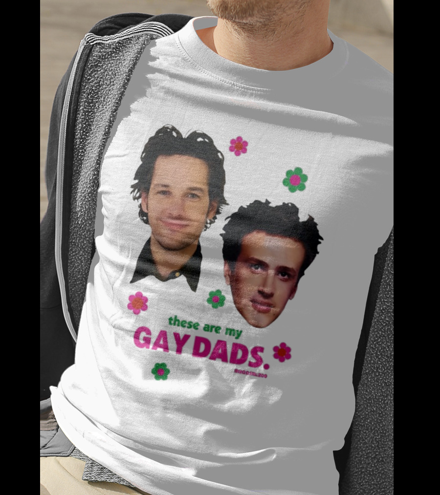 These Are My Gay Dads Flowers Nuggclub 420 T-Shirt