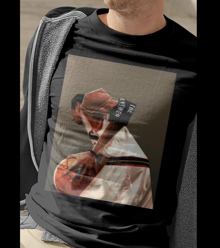The Answer Allen Iverson Abstract Basketball T-Shirt
