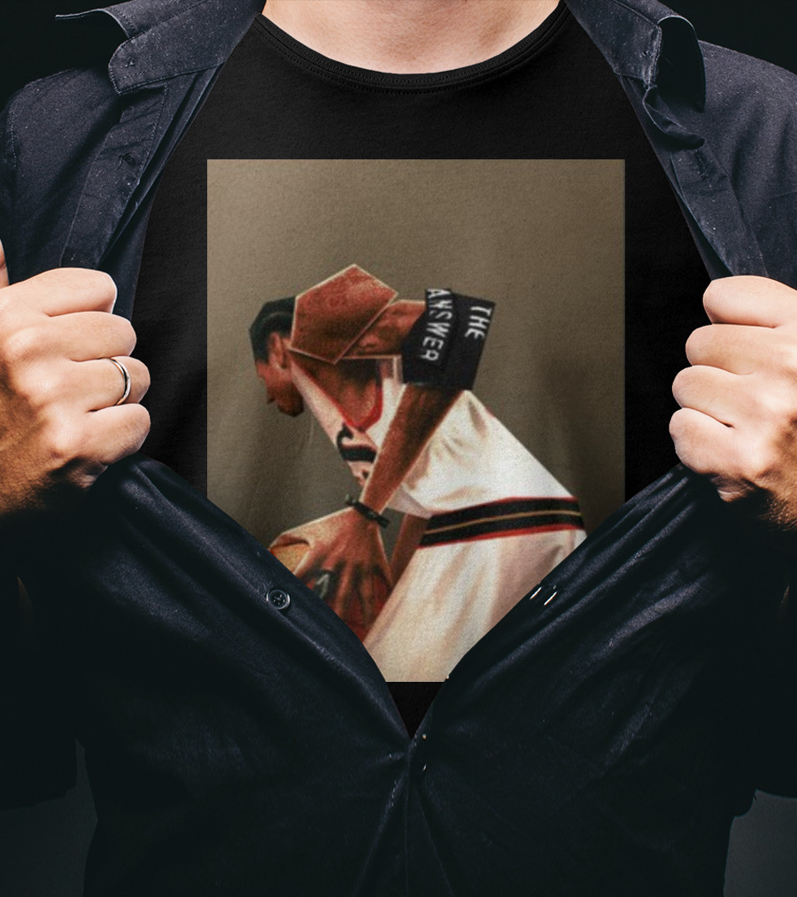 The Answer Allen Iverson Abstract Basketball T-Shirt