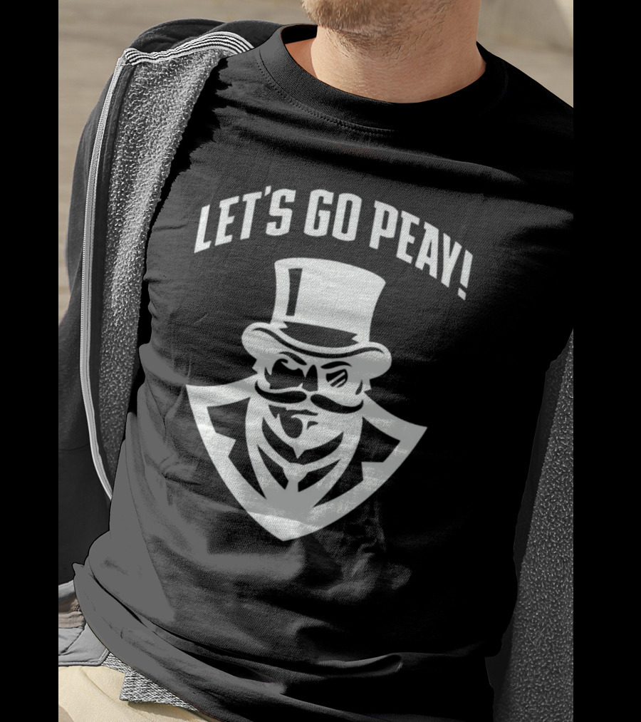 Let's Go Peay Governor Mascot T-Shirt