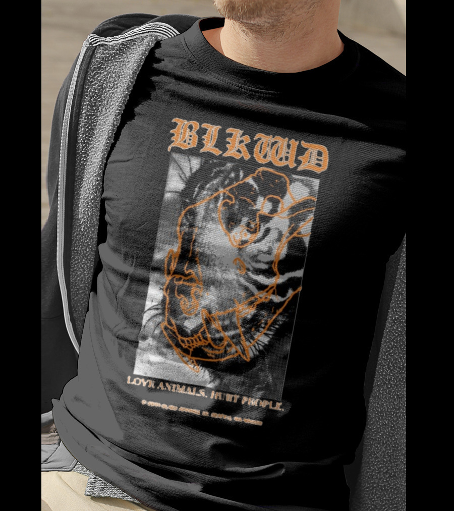 BLKWD Love Animals Hurt People Tiger T-Shirt