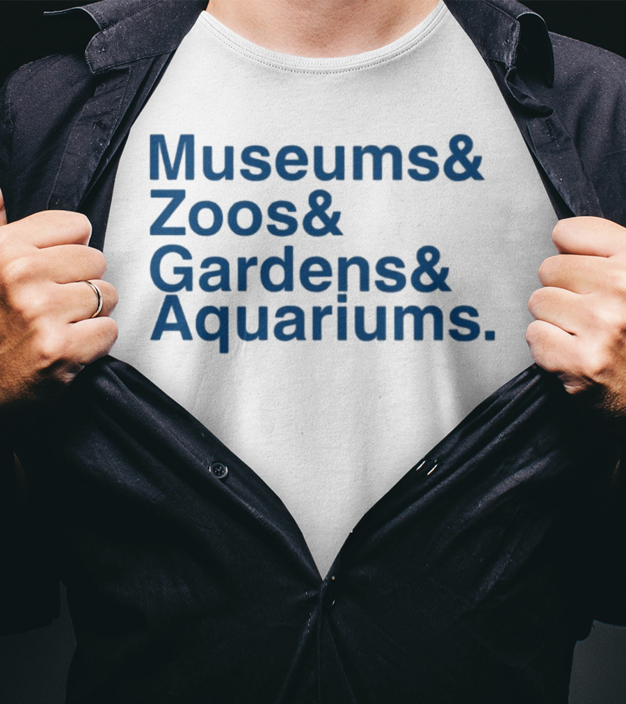 Museums And Zoos And Gardens And Aquariums Team Encurate T-Shirt