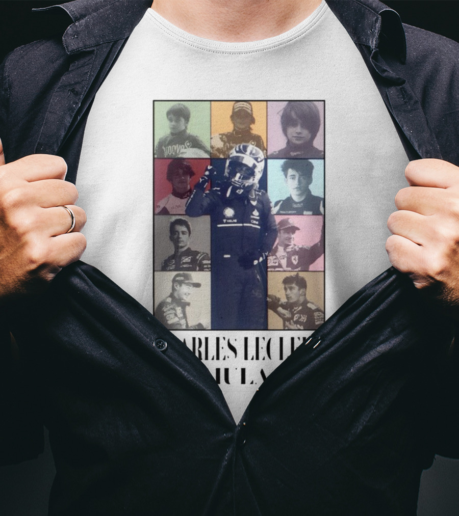 Charles Leclerc Formula One Eras Tour T-Shirt