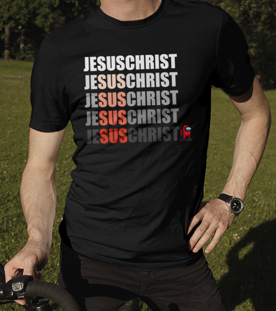 Jesus Christ Sus Among Us Meme T-Shirt