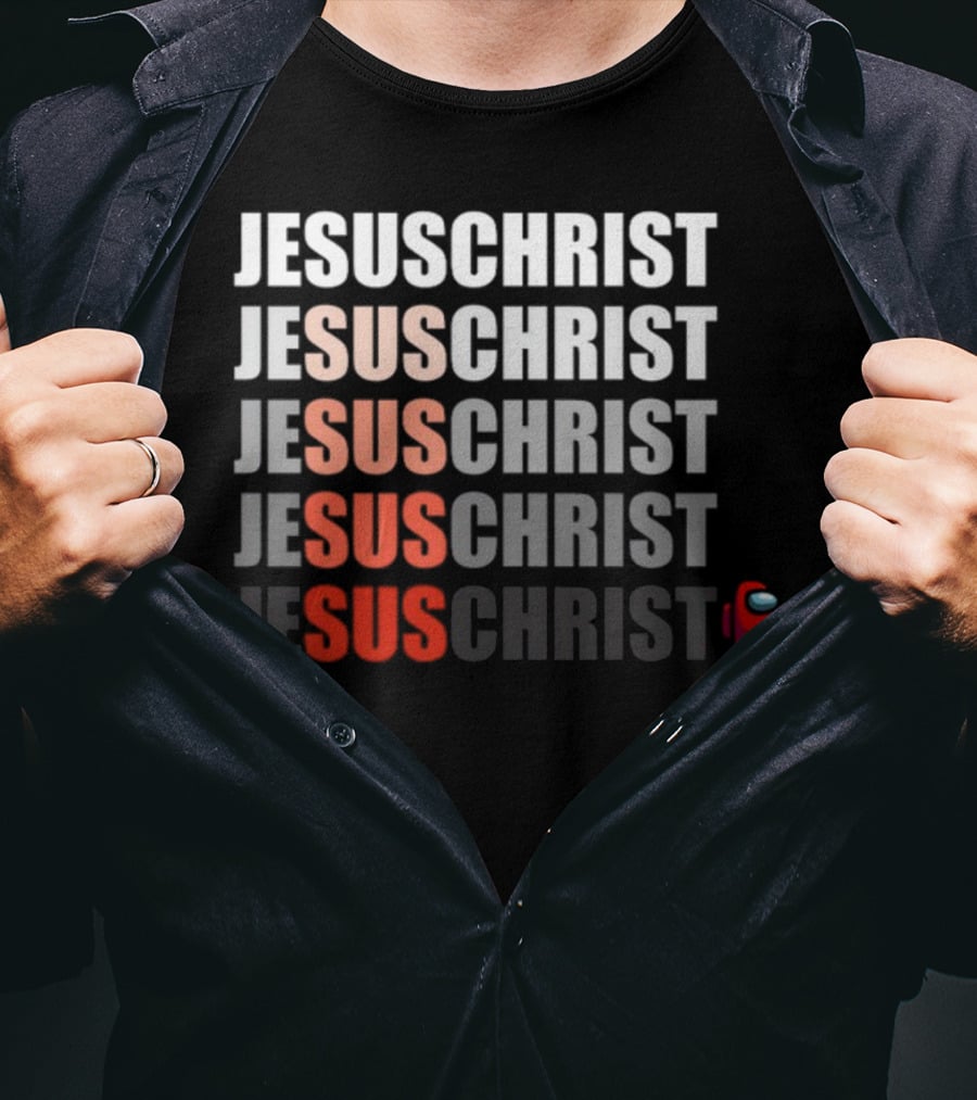 Jesus Christ Sus Among Us Meme T-Shirt