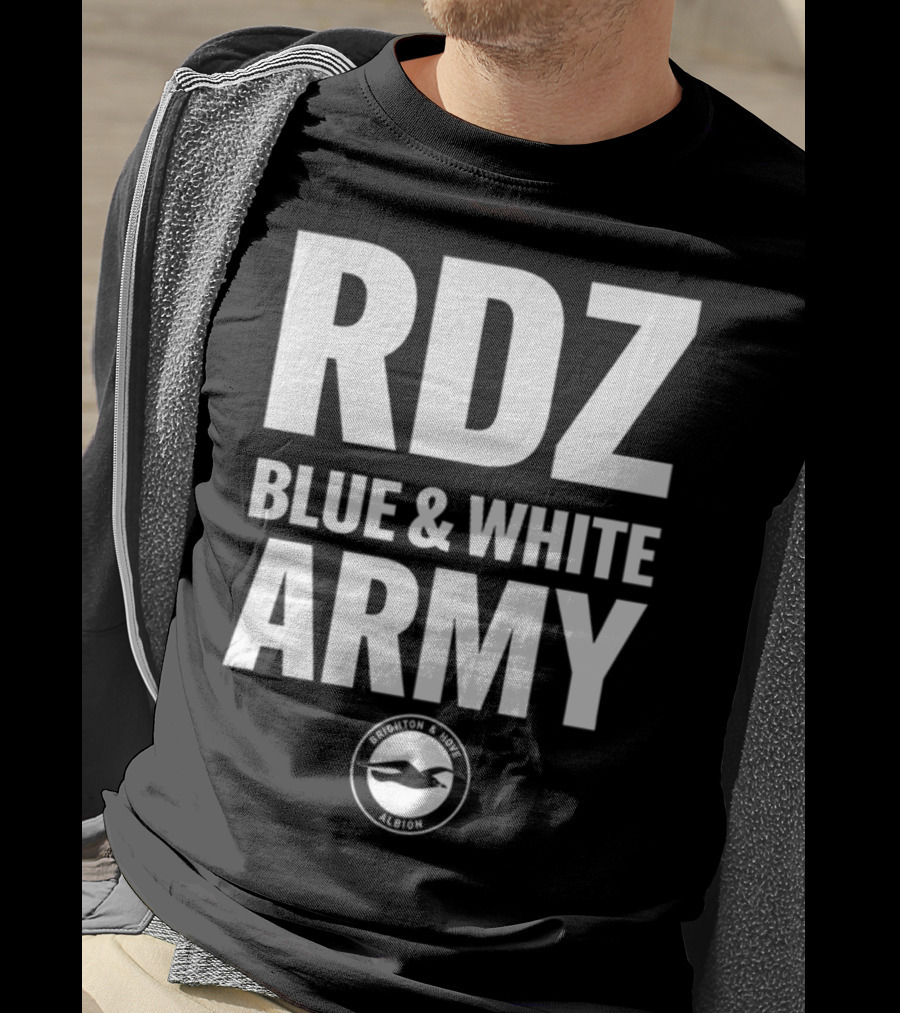 RDZ Blue And White Army Brighton And Hove Albion T-Shirt