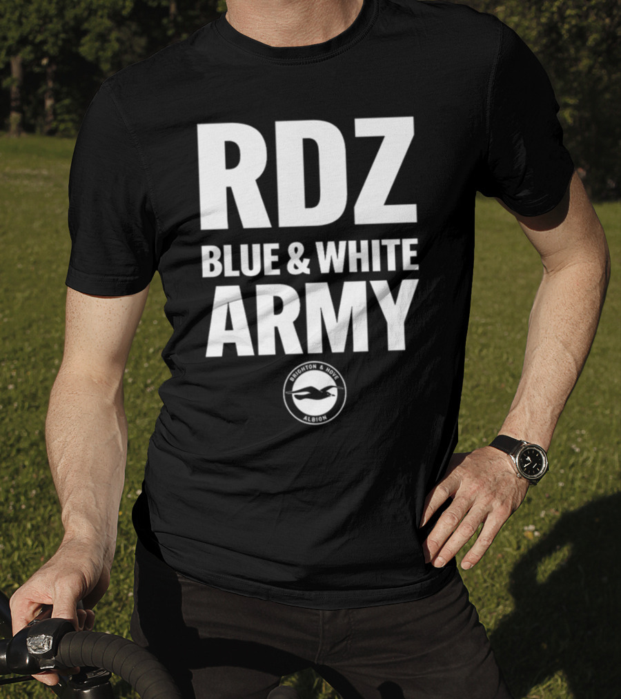 RDZ Blue And White Army Brighton And Hove Albion T-Shirt