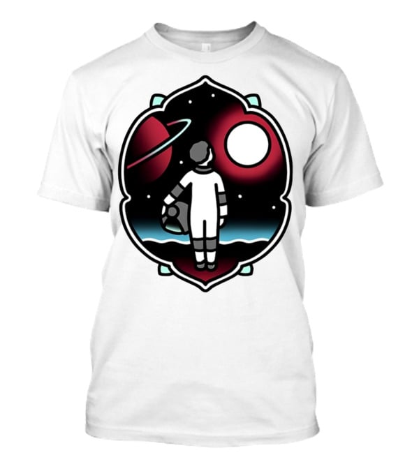 Come See The Universe Astronaut Staring At Planets And Stars T-Shirt