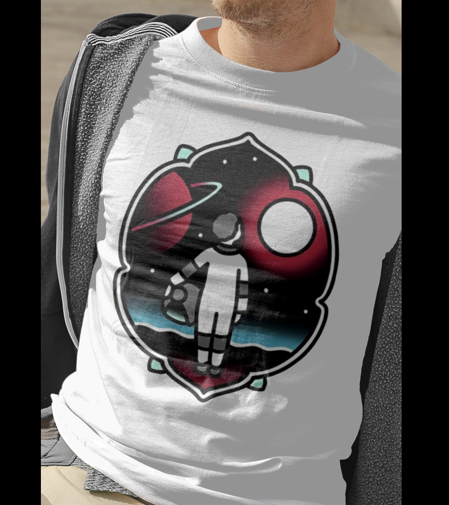 Come See The Universe Astronaut Staring At Planets And Stars T-Shirt