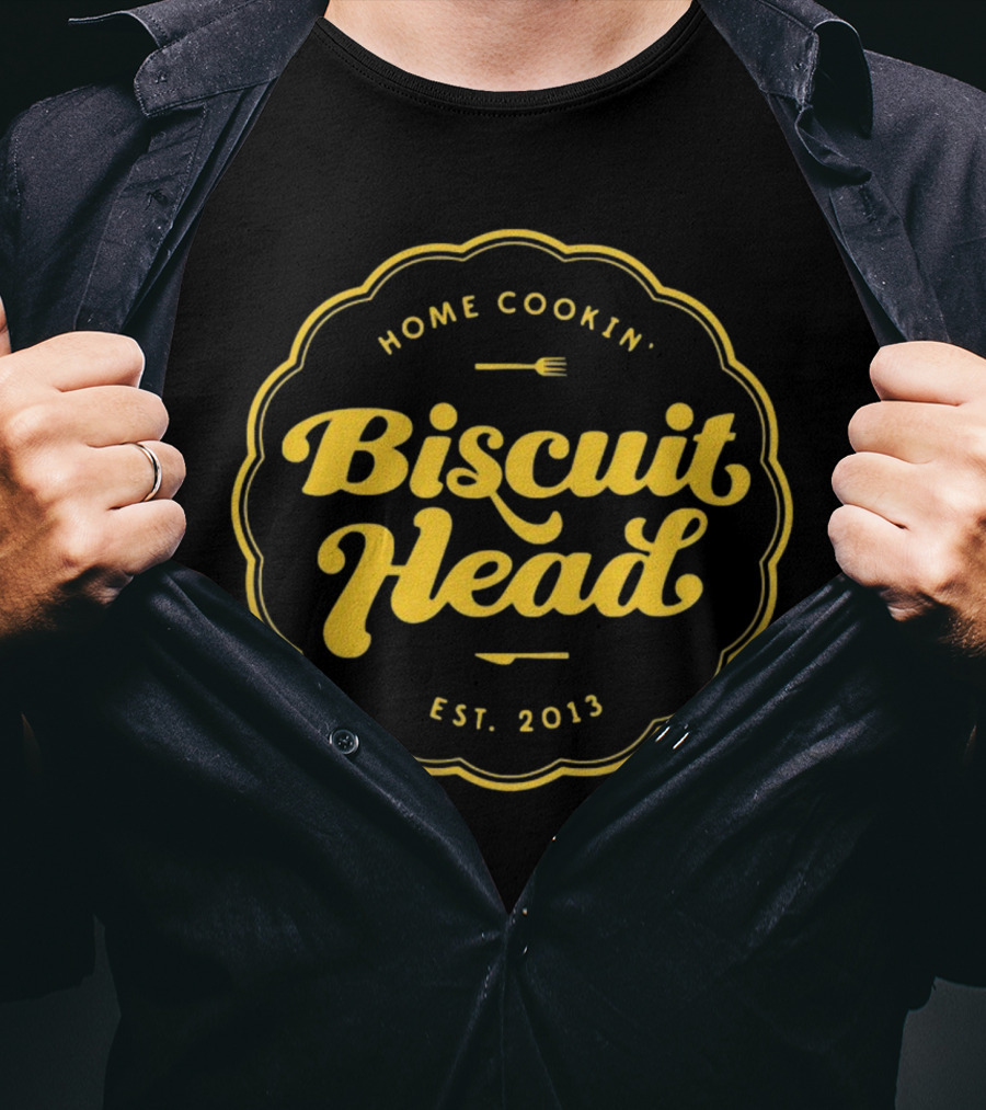 Home Cookin Biscuit Head Est 2013 Retro T-Shirt