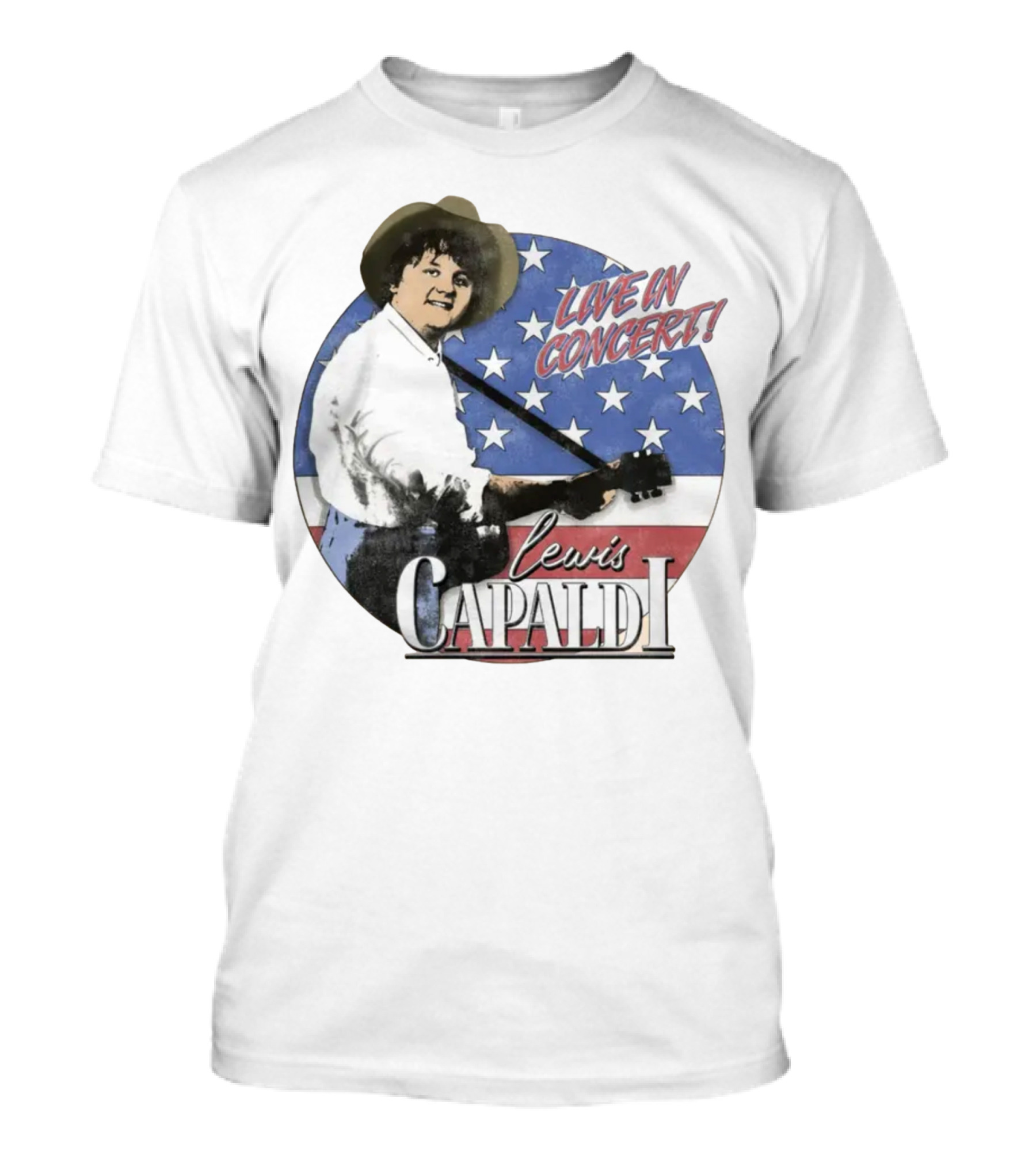 America's Sweetheart Returns Lewis Capaldi Live In Concert Tour T-Shirt