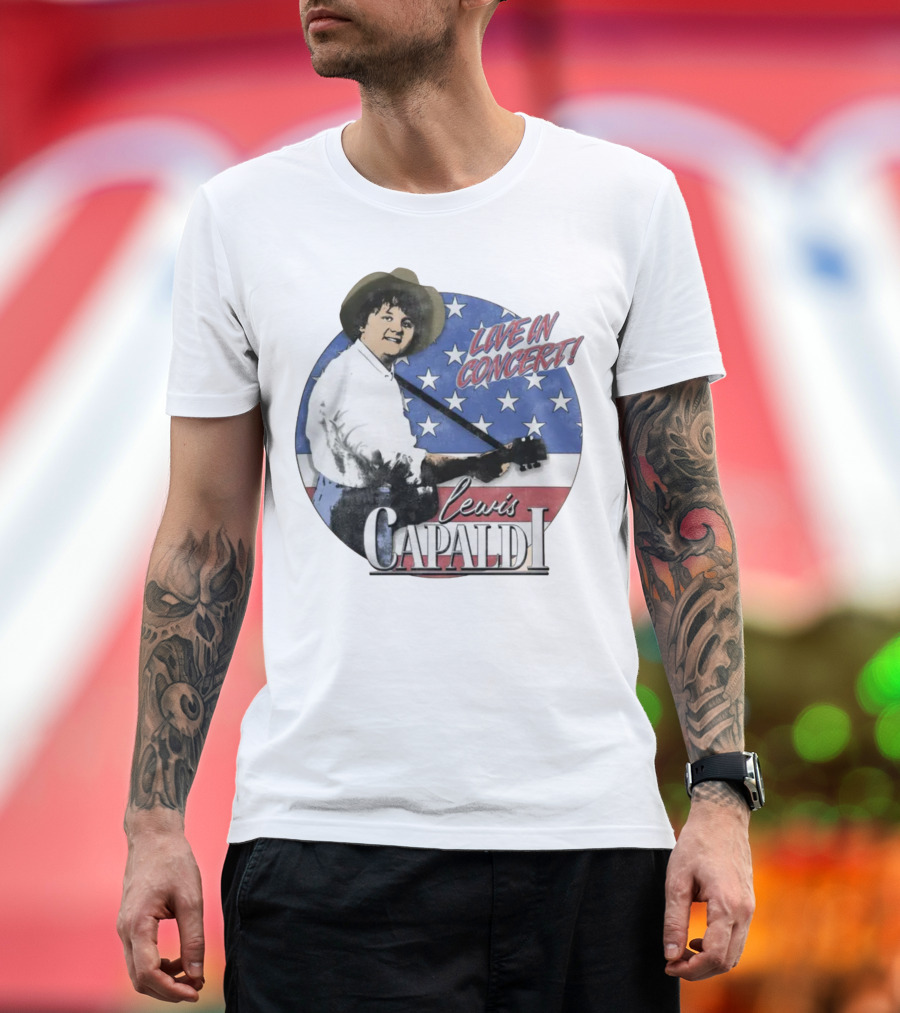 America's Sweetheart Returns Lewis Capaldi Live in Concert Tour T-Shirt