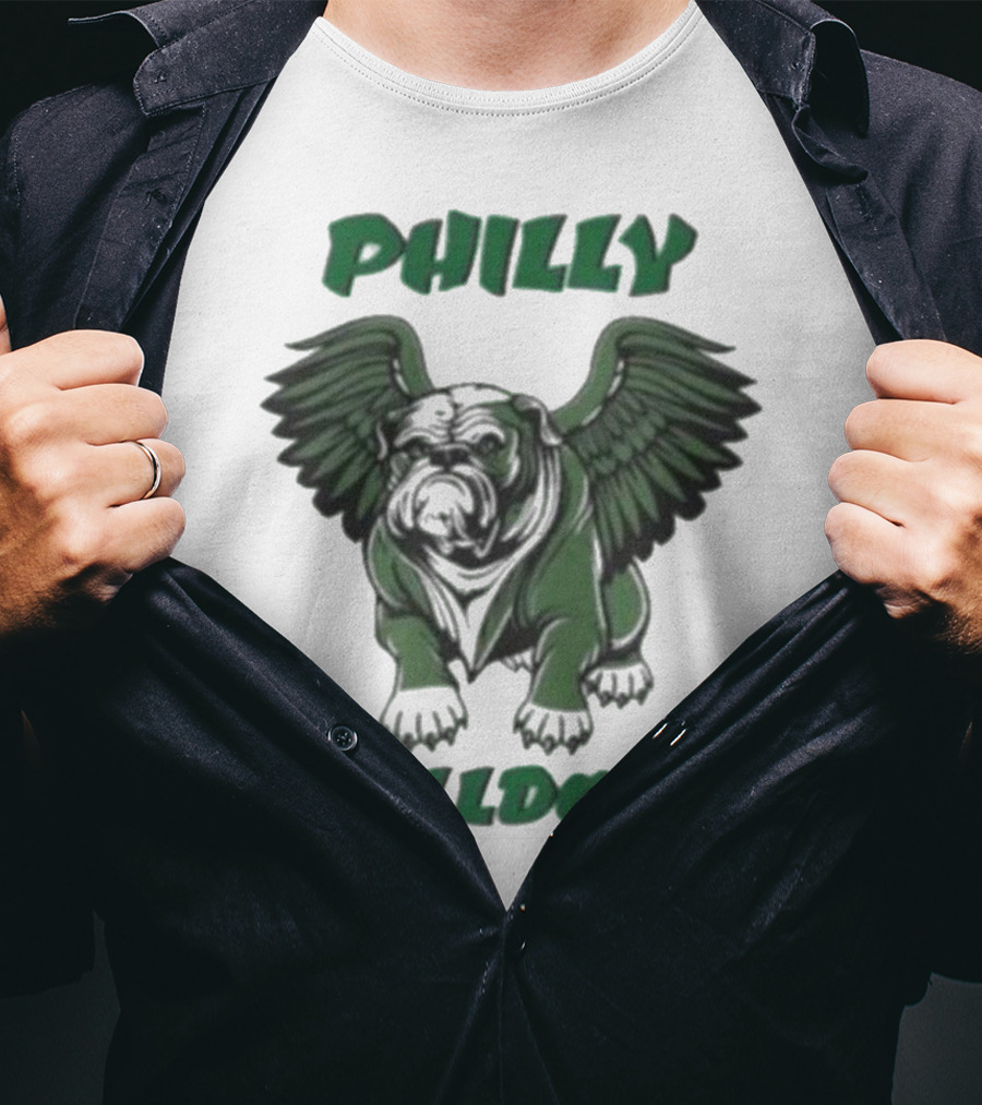 Philly Bulldogs Georgia Bird Dawgs Philadelphia Eagles Bulldogs T-Shirt