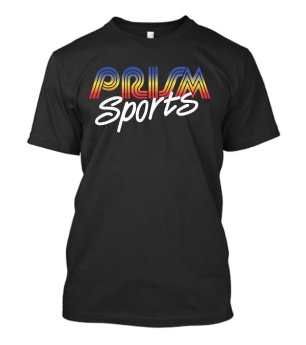 PRISM Sports Retro Gradient Typography T-Shirt