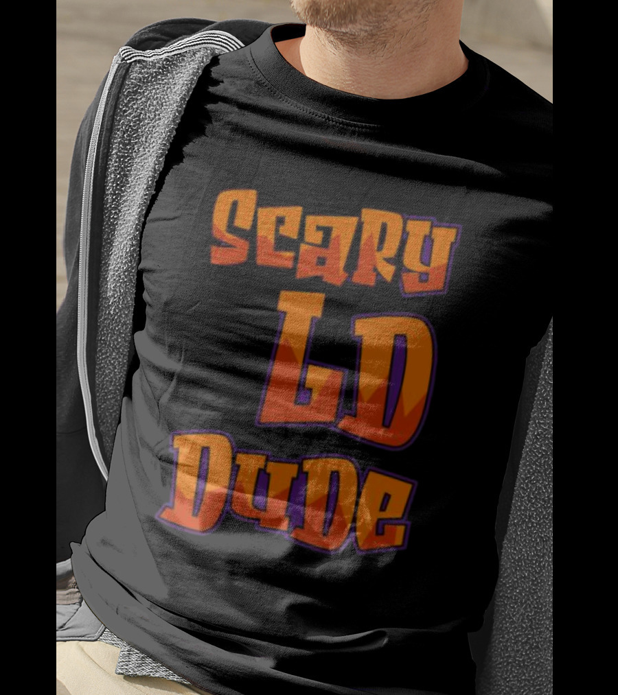 Scary LD Dude Retro Font T-Shirt