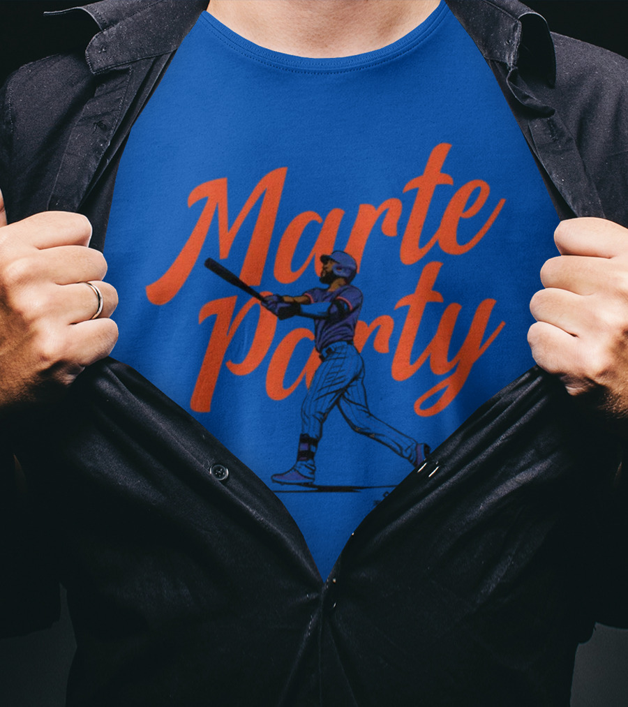 Marte Party New York Baseball Starling Marte T-Shirt