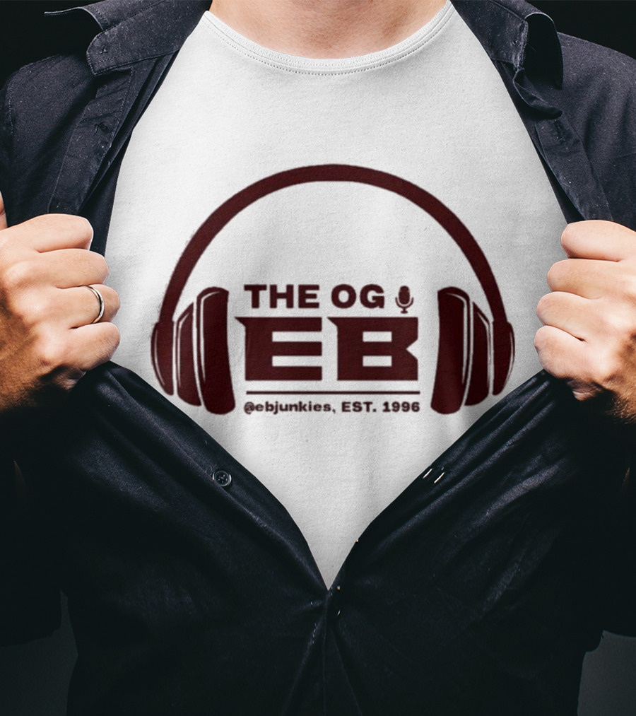 The Og EB Headphones @ebjunkies Est 1996 T-Shirt