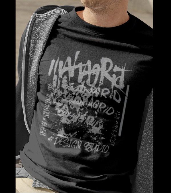 Wonwoo Mahagrid Corp Design Studio Black Mahagrid T-Shirt