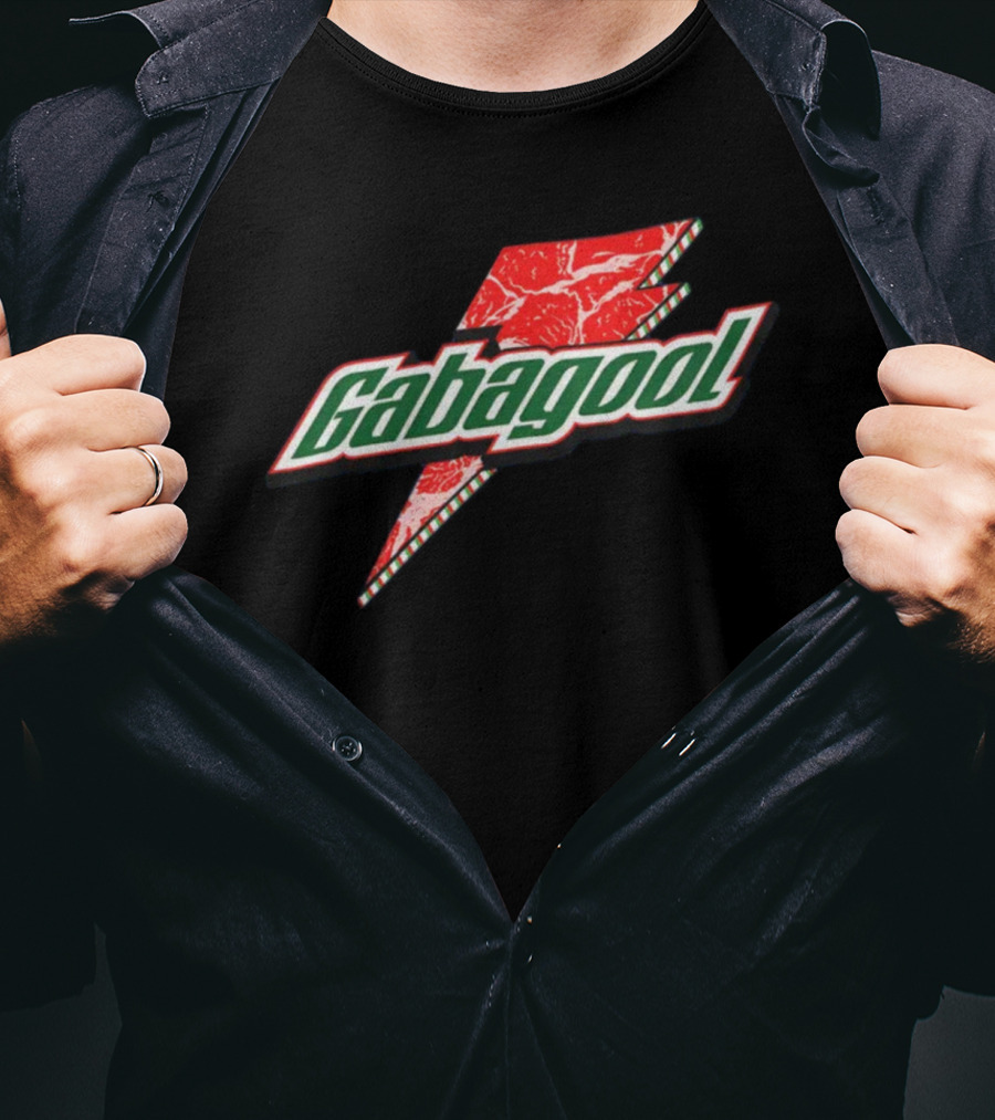 Gabagool Lightning Bolt Meat T-Shirt