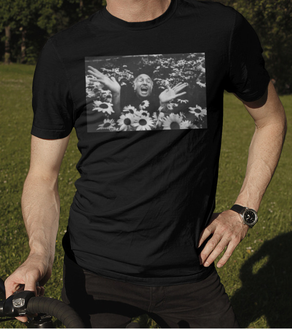 RCurb Larry David Flower Mood Surrounded By Daisies T-Shirt