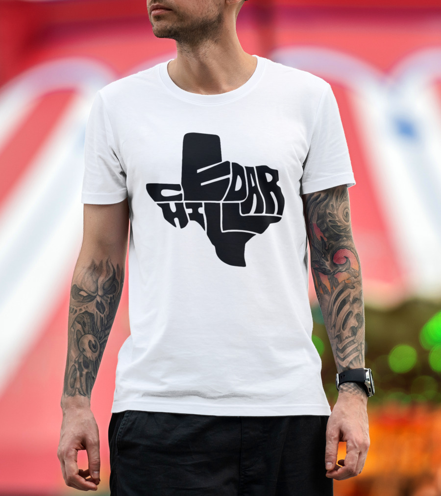 Cedar Hill Texas Map T-Shirt