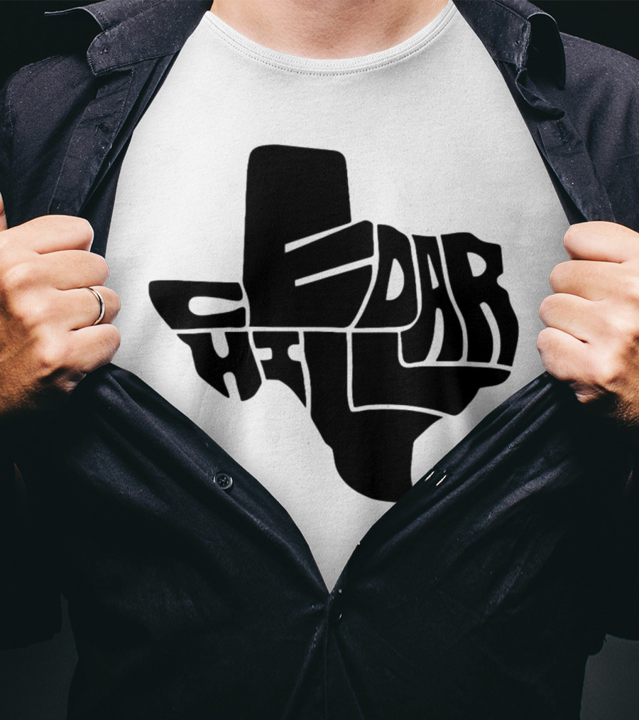 Cedar Hill Texas Map T-Shirt