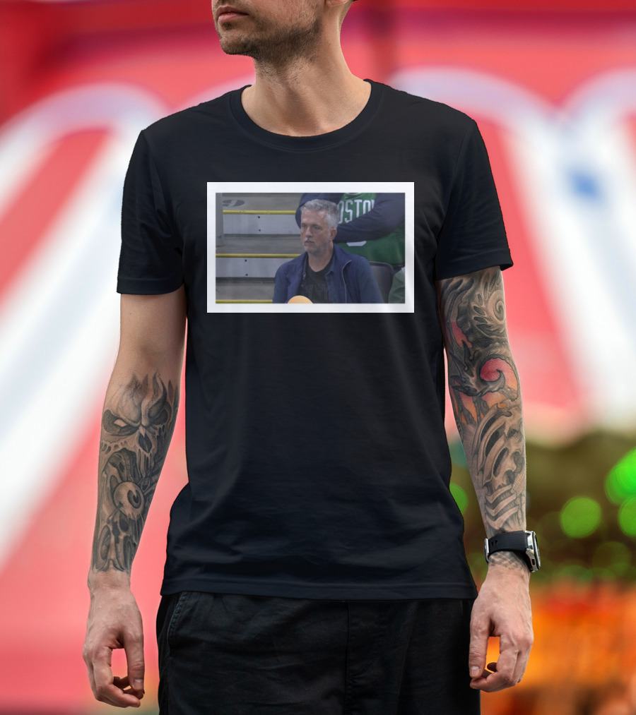 Boston Celtics Basketball Game Jeremy Tache Bill Simmons Sad Photo Meme T-Shirt