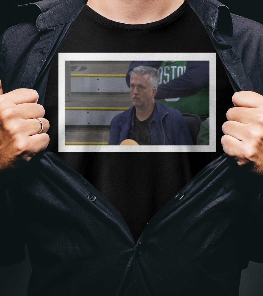 Boston Celtics Basketball Game Jeremy Tache Bill Simmons Sad Photo Meme T-Shirt